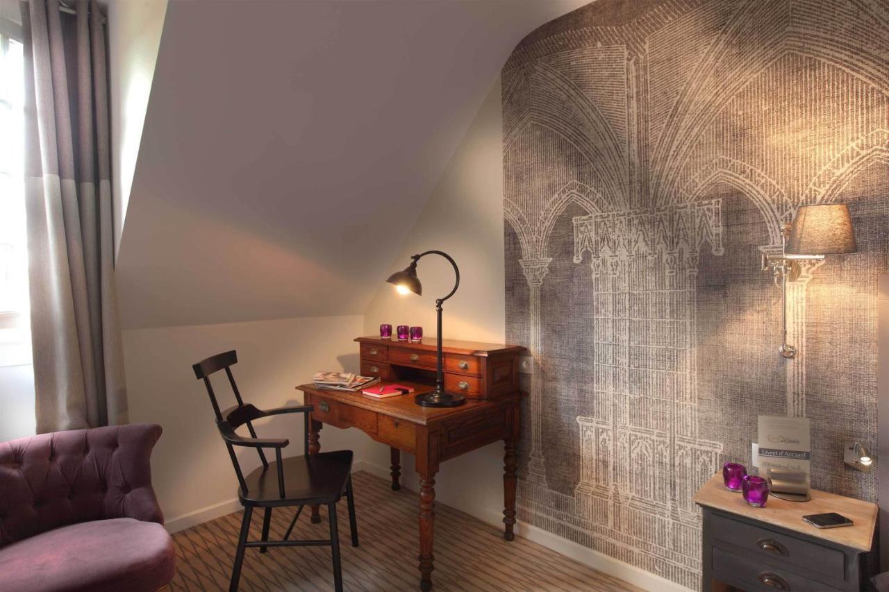 Logis Hotel La Croix Blanche Fontevraud Quarto foto